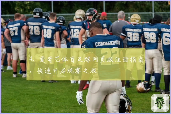 4. 爱奇艺体育足球网页版注册指南，快速开启观赛之旅